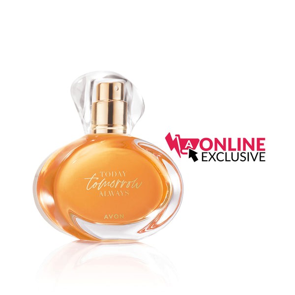 Embrace the promise of lasting romance with AVON Tomorrow Eau de Parfum (50ml)—a timeless fragrance that captures the warmth of love meant to last forever. This sensual and captivating scent blends the richness of amber and musk with the softness of jasmine and spicy pepper, creating an unforgettable floral-oriental aroma. Perfect for evening wear or intimate moments, AVON Tomorrow is for the woman who believes in deep connections and unforgettable tomorrows.